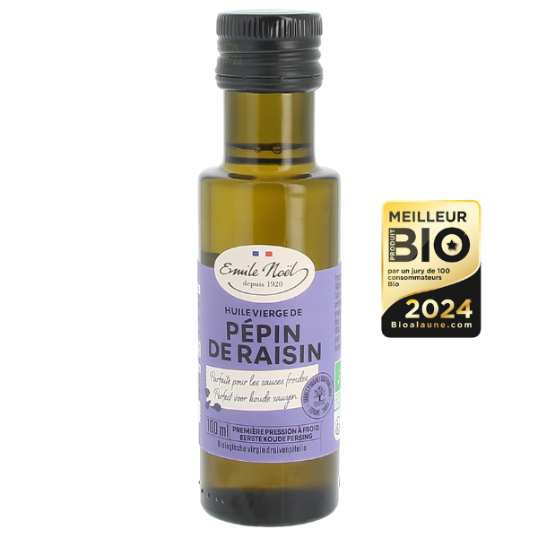 émile Noël -- Huile de pépin de raisin bio (origine Espagne) - 100 ml