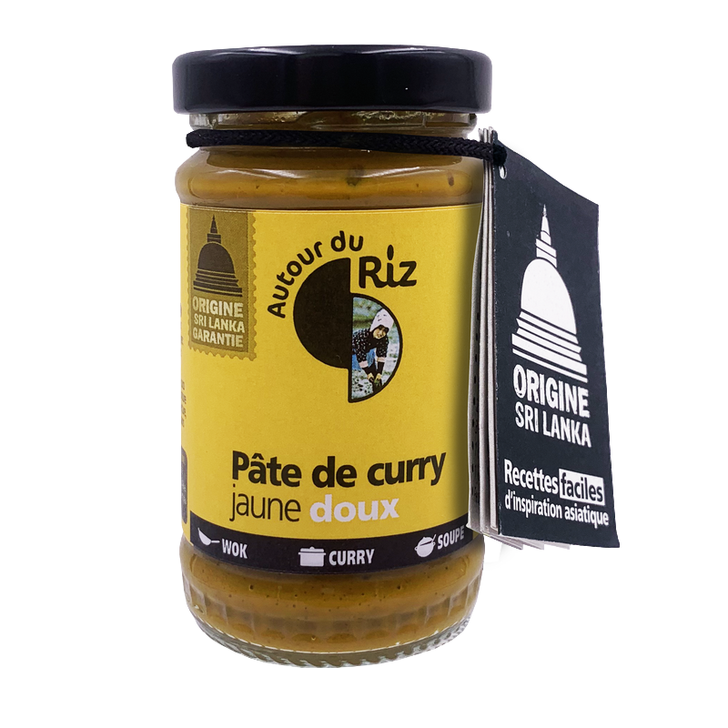 Autour du riz -- Pâte de curry jaune doux bio - 100 g