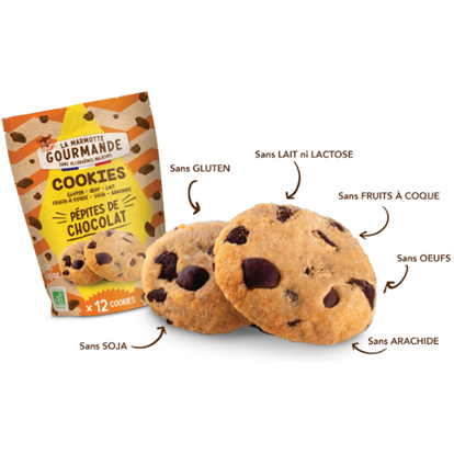 La Marmotte Gourmande -- Cookies noix de coco sans allergène - 150 g