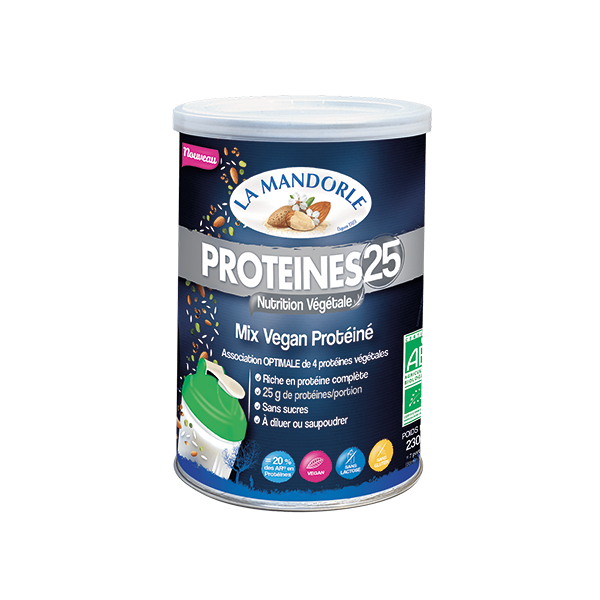 La Mandorle -- Mix vegan protéiné 25 bio - 230 g