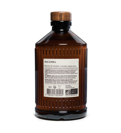 Bacanha -- Sirop de lavande brut bio - 400 ml